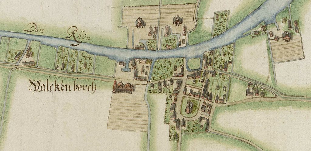 plattegerond Valkenburg 1650
